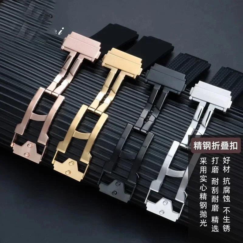 Waterproof Silicone Watch Band | Durable Men's Watch Strap