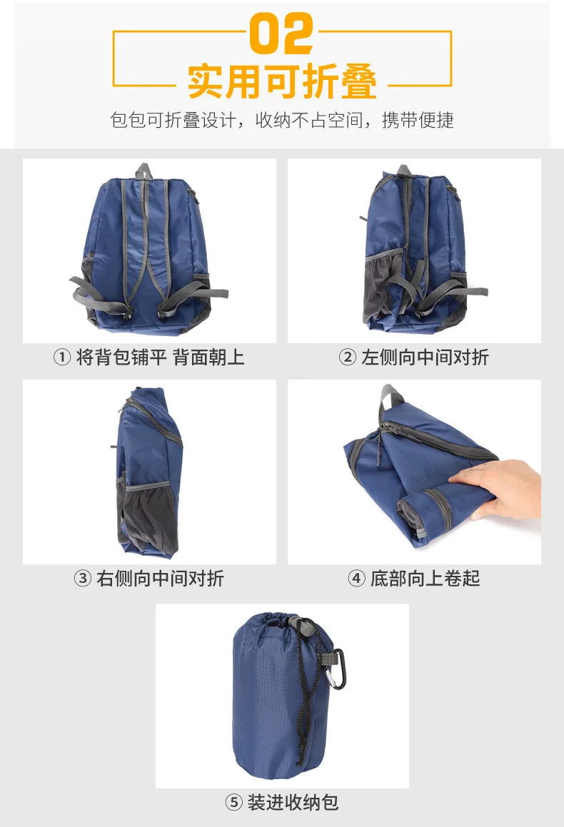 Lightweight Waterproof Folding Backpack | Versatile Travel Bag