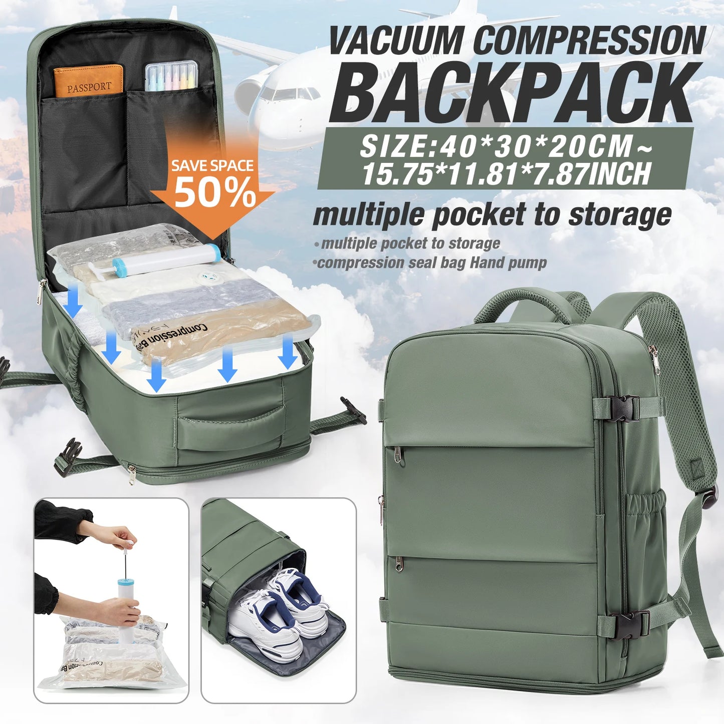 Versatile Travel Backpack | Unisex Outdoor Laptop Bag for Students