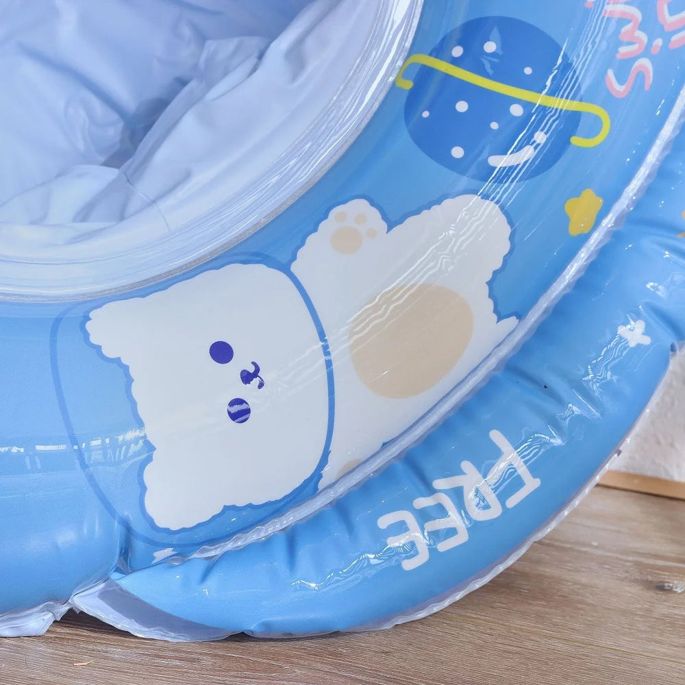 Baby Inflatable Dinosaur Swimming Ring | Fun Pool Float for Kids