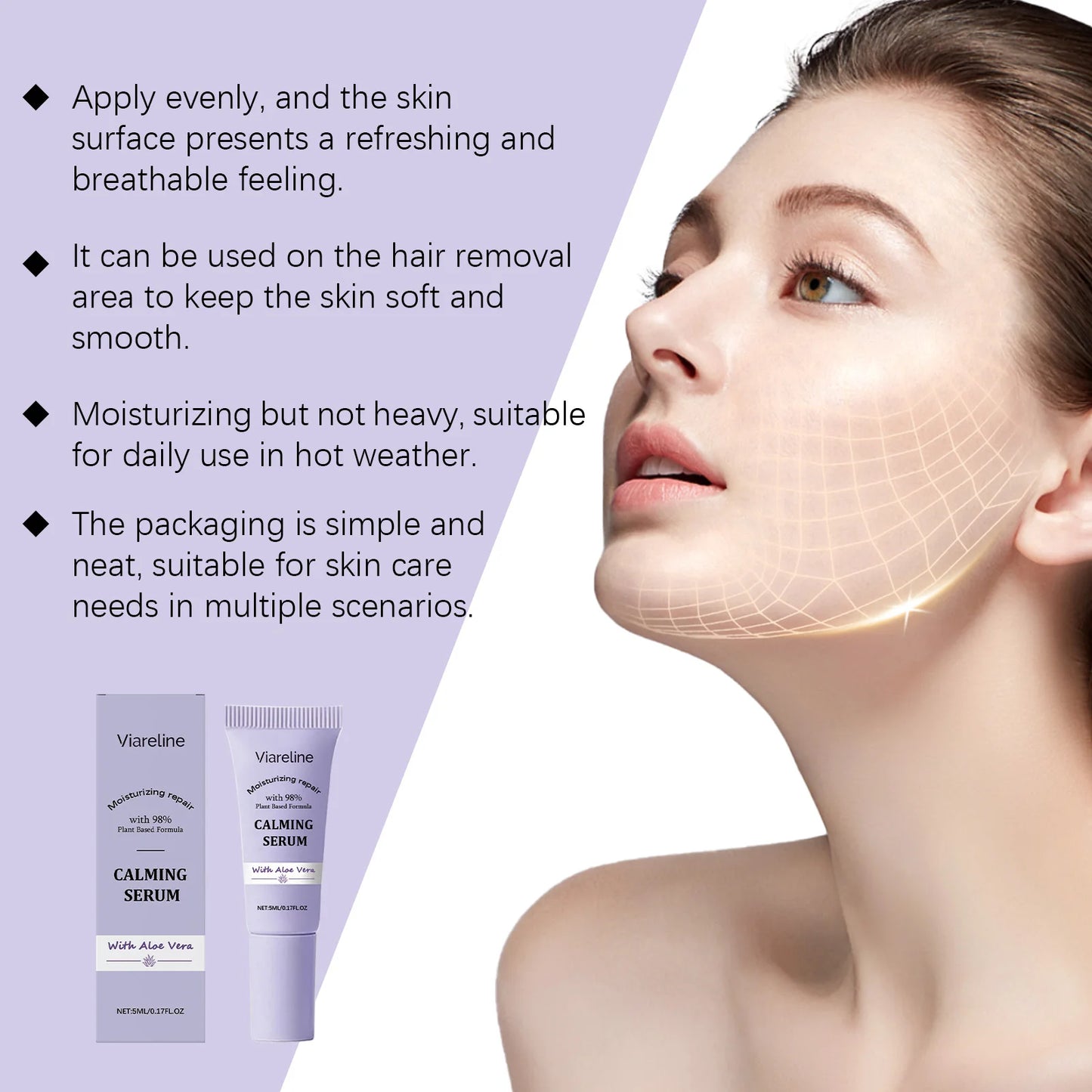 Hydrating Facial Roller Serum | Tighten, Moisturize, Refine Your Skin