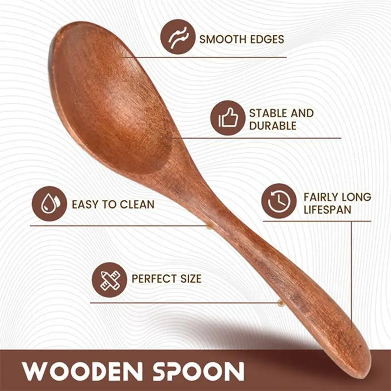 Juego de cuencos de madera natural para sopa y ensalada | Vajilla ecológica