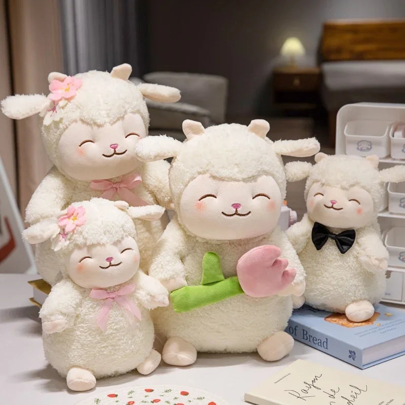 Cute Soft Sheep Plush Doll | Adorable Hugging Gift for Kids