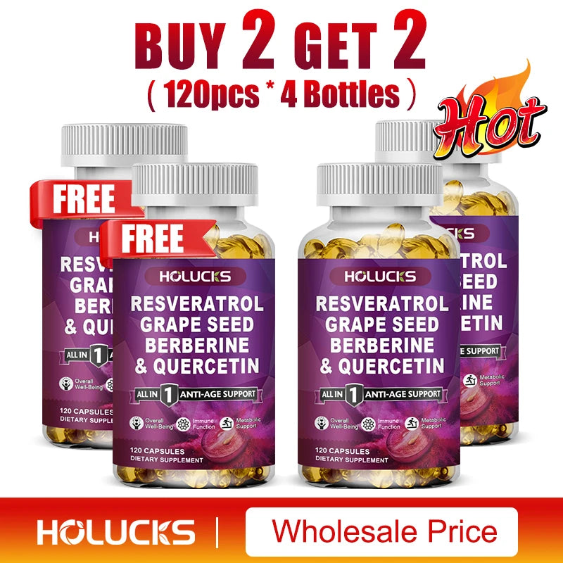 Resveratrol Supplement for NAD+ Boost, Anti-Aging & Wellness