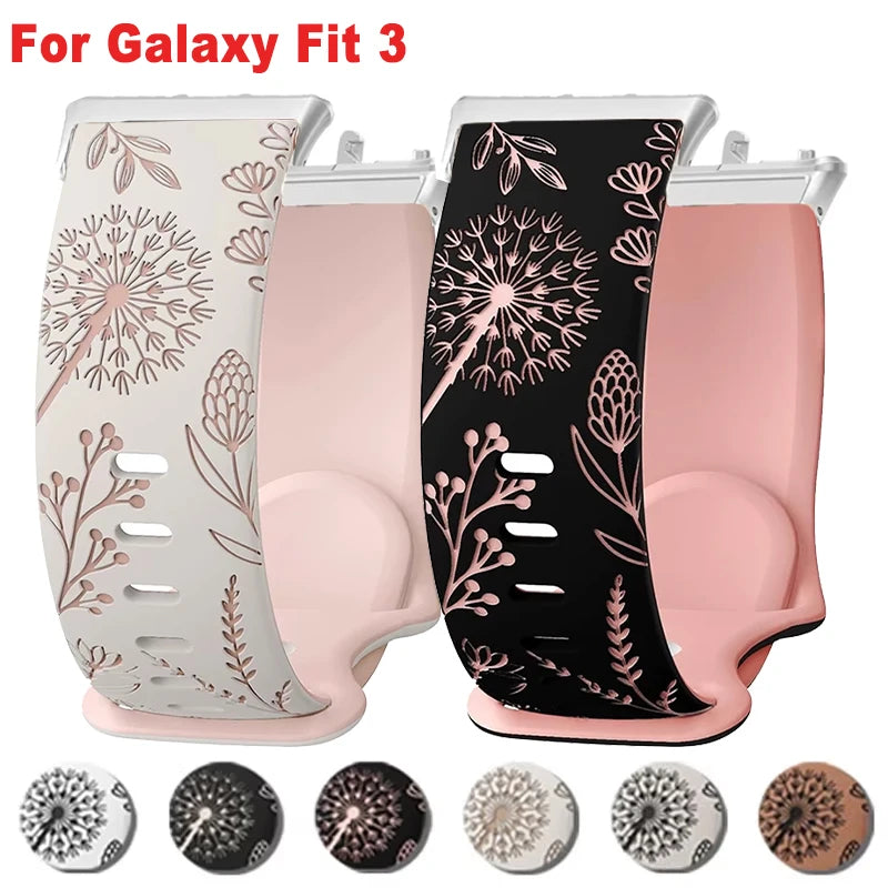 Adjustable Silicone Replacement Strap for Galaxy Fit 3