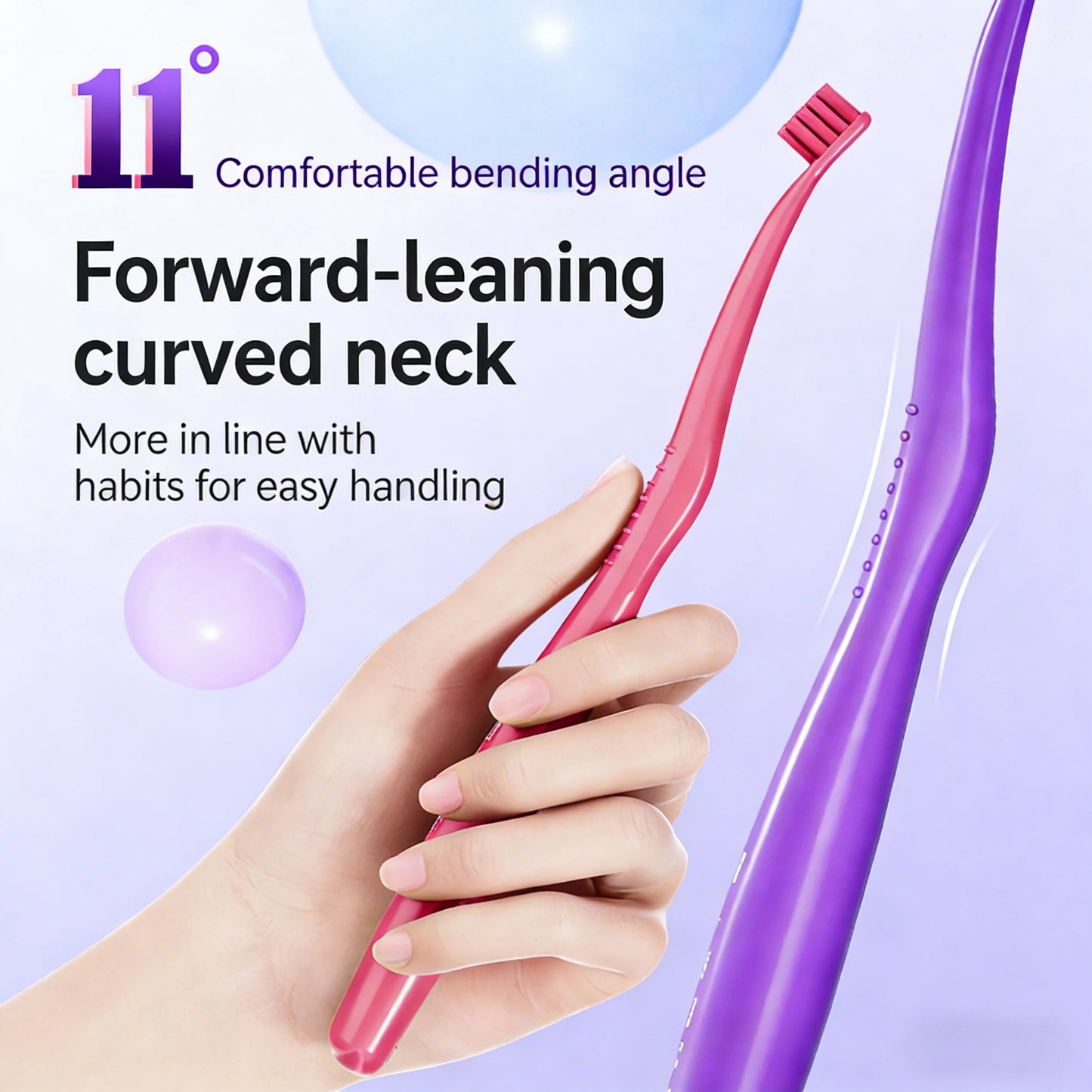 Small Interdental Brushes for Deep Cleaning Between Teeth