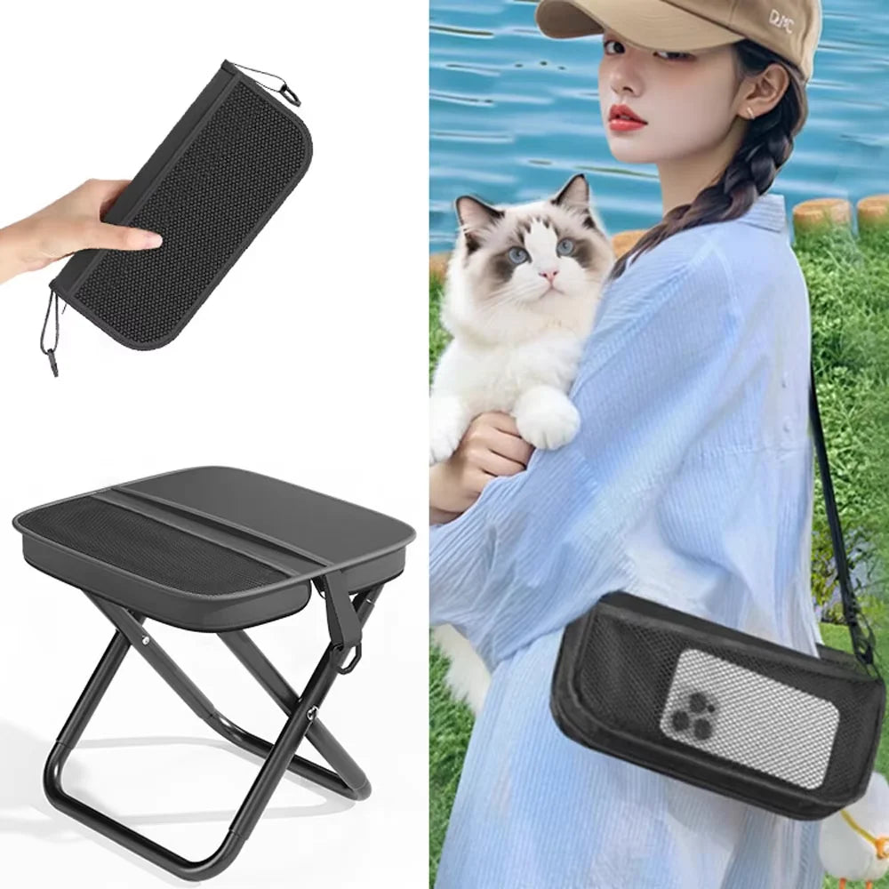 Lightweight Portable Foldable Backpack Chair for Outdoor Adventures