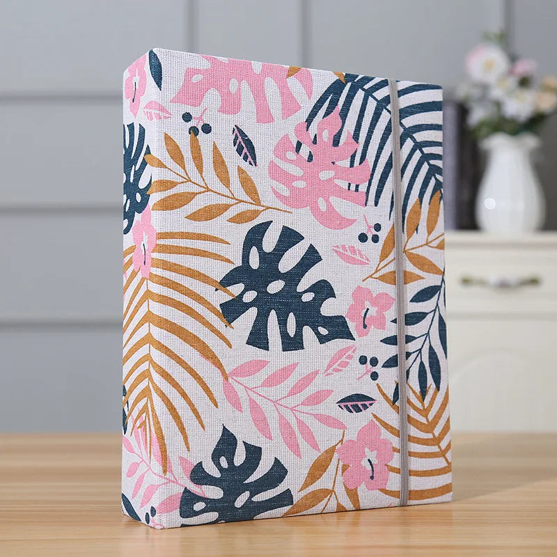 200pcs 6-inch Fabric Photo Album | Large Capacity Family Keepsake