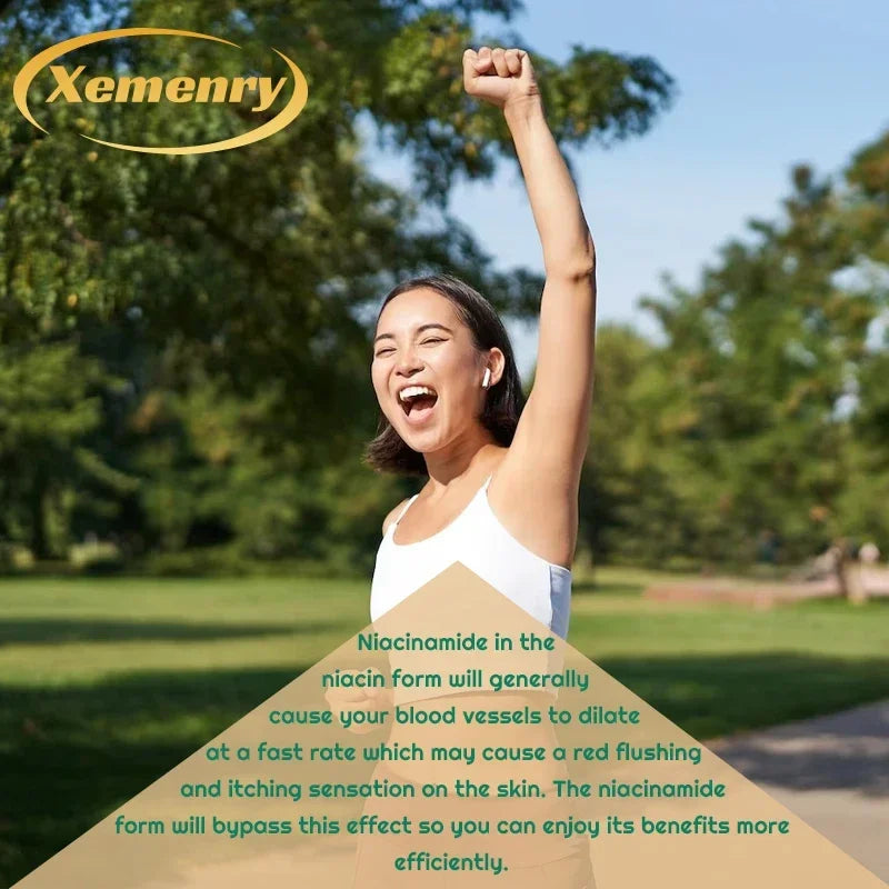 Niacinamide Vitamin B3 Capsules | Boost Brain & Heart Health