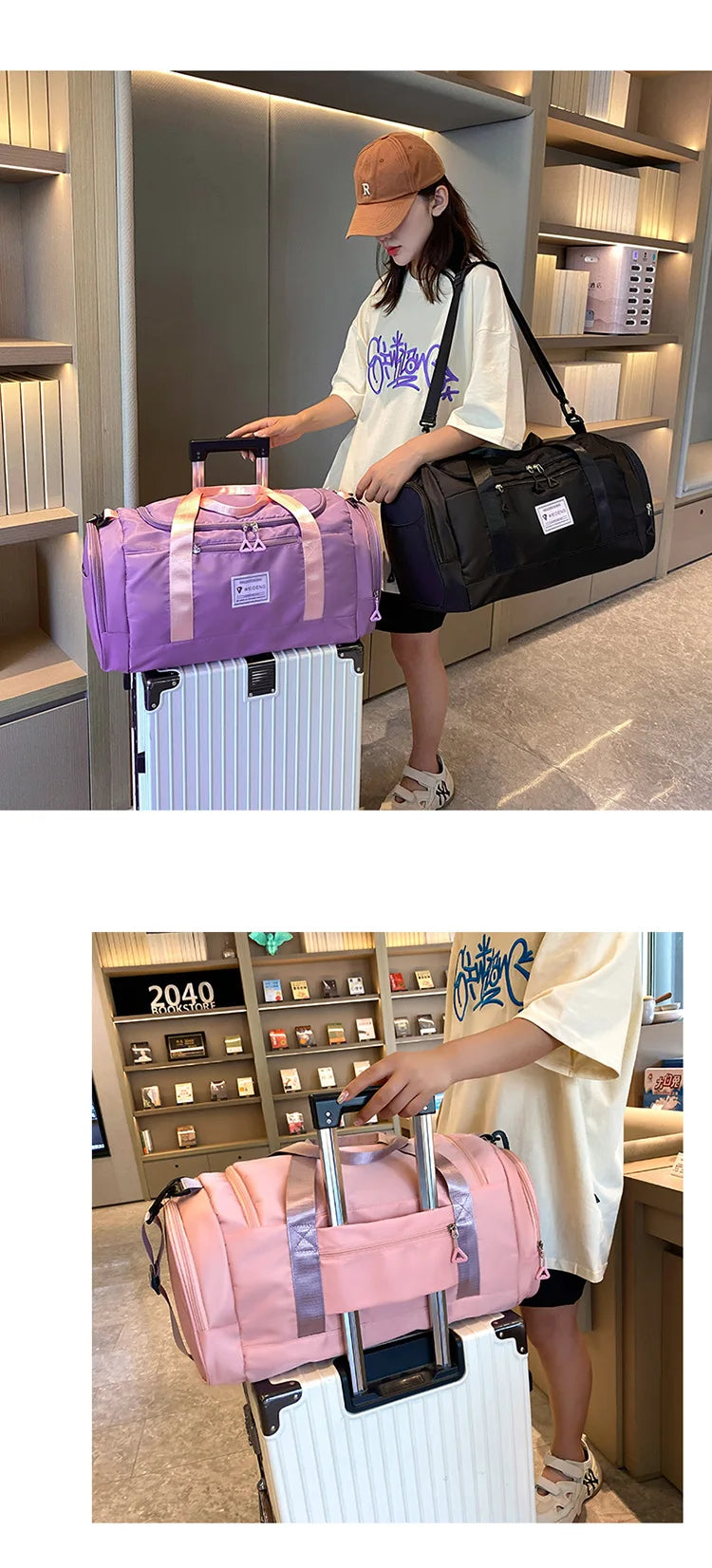 Bolsas de almacenamiento multifuncionales ligeras para aventuras al aire libre