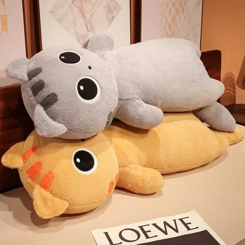 Lifelike Siamese Cat Plush Toy | Hug Cushion for Kids & Home Decor