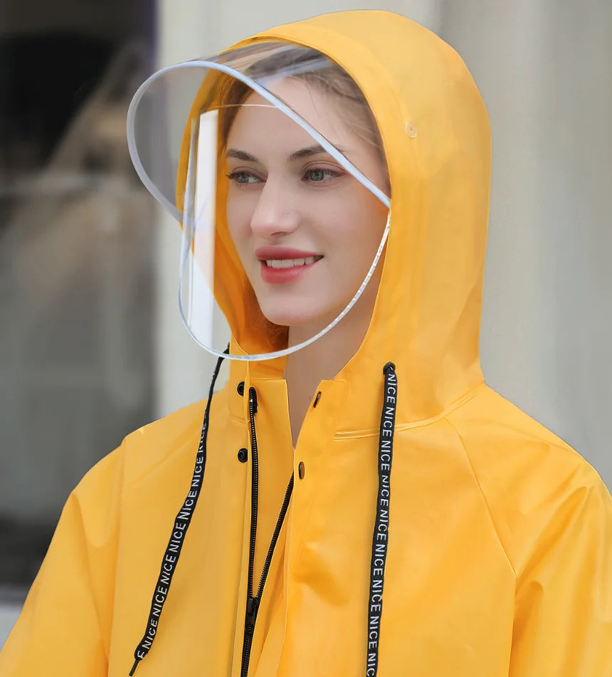 Lightweight Waterproof Hooded Raincoat for Adults | Outdoor Essential