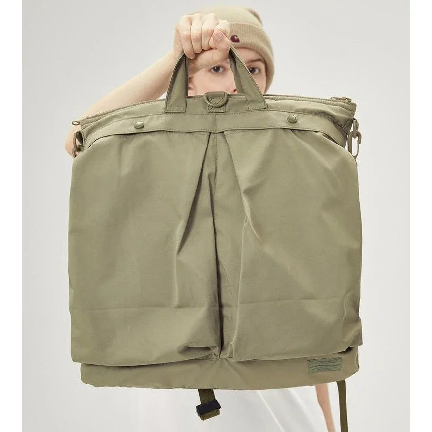 3-in-1 Retro Backpack and Crossbody Bag for Versatile Use