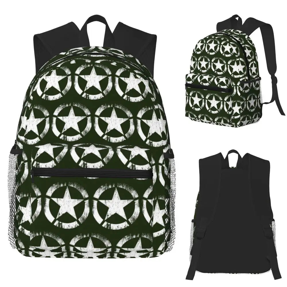 Versatile Military Style Student Backpack for School & Travel