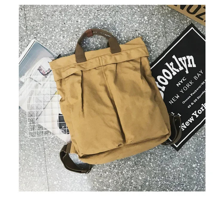 High Capacity Solid Color Backpack for Women & Teens | Travel & School Bag