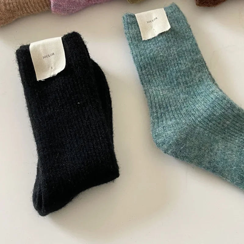 Warm Long Wool Cashmere Thermal Socks for Women | Cozy Comfort