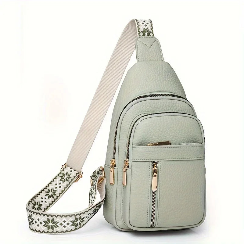 Multifunctional Retro Chic PU Leather Crossbody Bag | Versatile Design