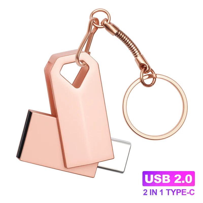 Dual TYPE-C Metal USB Flash Drive | Reliable Memory Storage