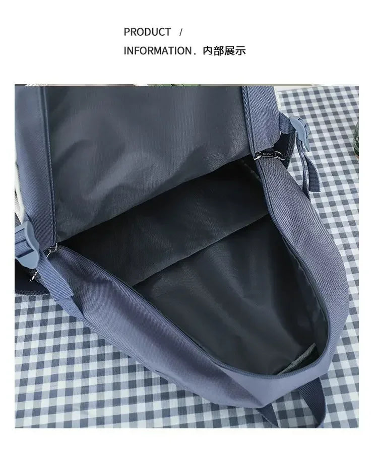 High Capacity Waterproof Backpack for Girls | Trendy School Bags