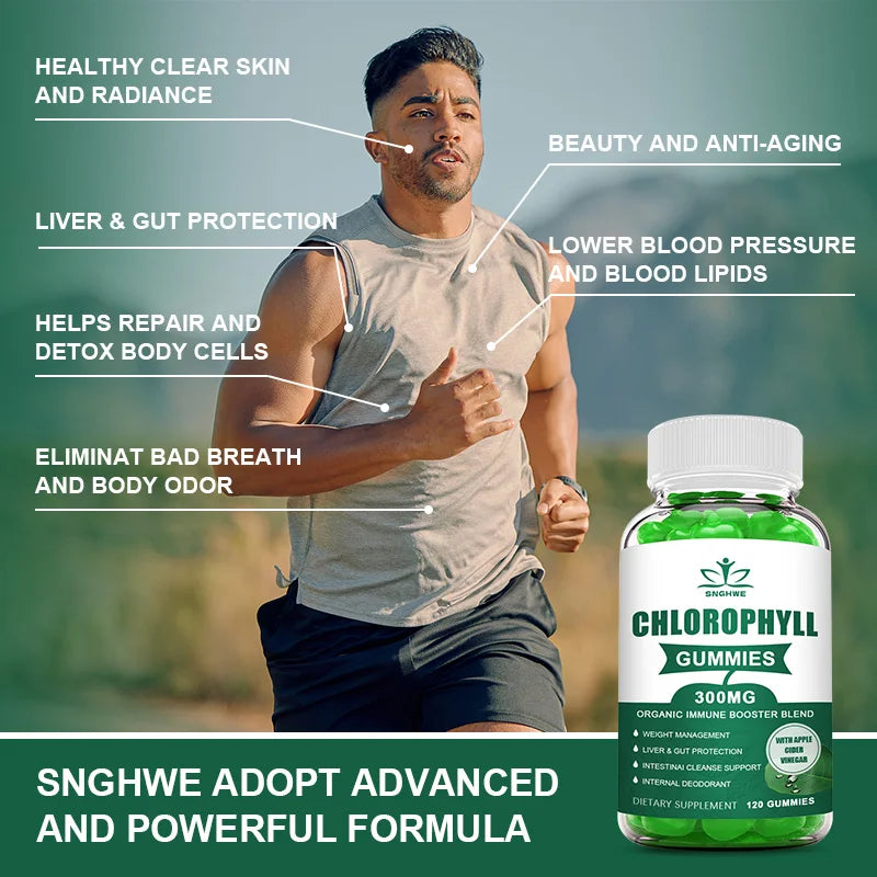 Chlorophyll Gummies with Vitamins | Energy & Immune Support