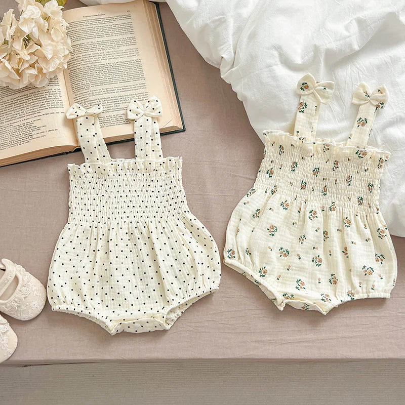 Kids Cotton Sleeveless Rompers | Cute Summer One-Pieces
