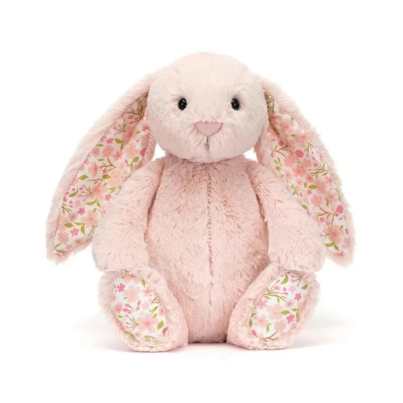 Cute Rabbit Plush Toy with Floral Ears | Ideal Kids Gift