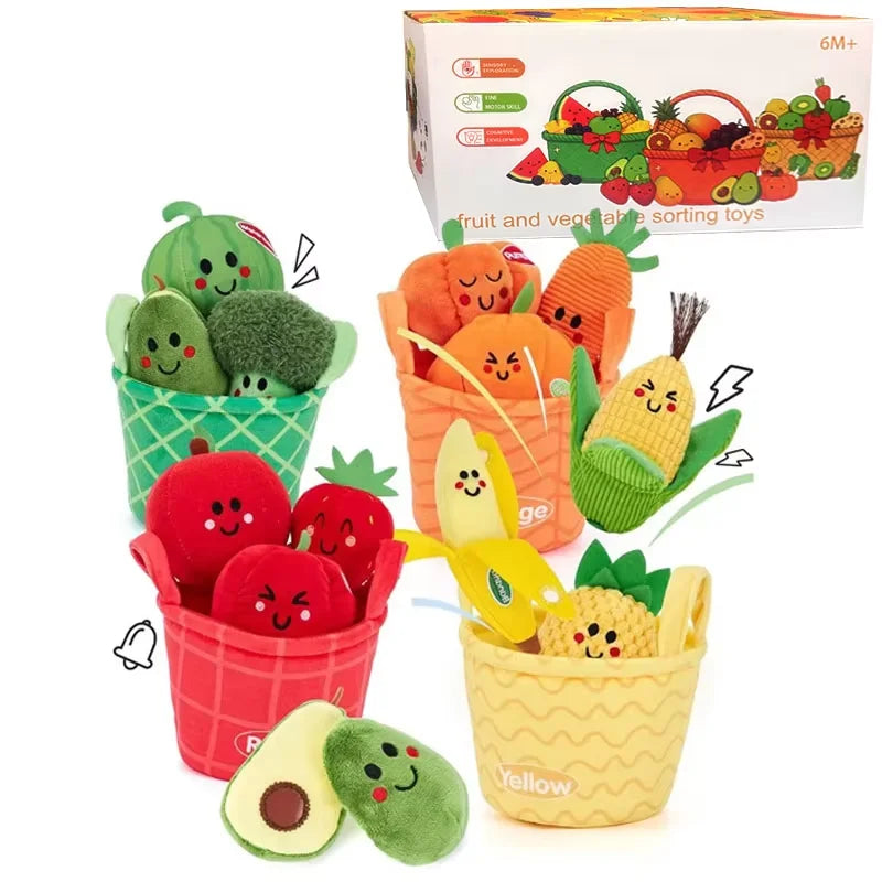 Plush Baby Beehive Toy with Stuffed Farm Animals | Sensory Fun