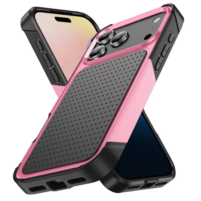 Military Grade 2IN1 Hybrid Armor Phone Case for IPhone 17 Air 16 15 14 Plus 13 12 Pro Max with Packet Box TPU+PC Anti-Drop Cover