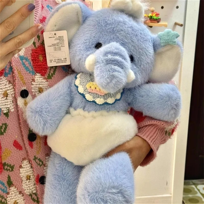 Kawaii Cute Elephant Plush Toy | Soft Comfy Baby Doll