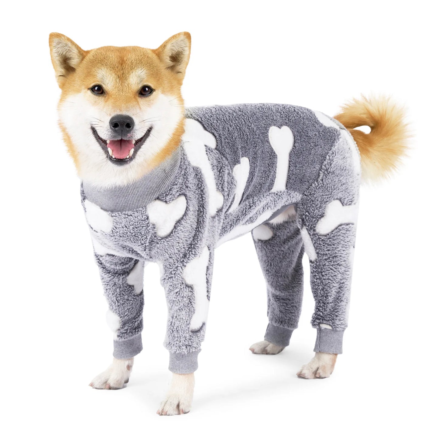 Winter Cold Weather Pajamas for Large Dogs | Cozy Onesie Fit