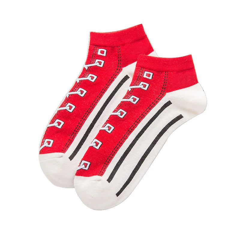 Stylish Unisex Canvas Boat Socks | Trendy Couple Socks