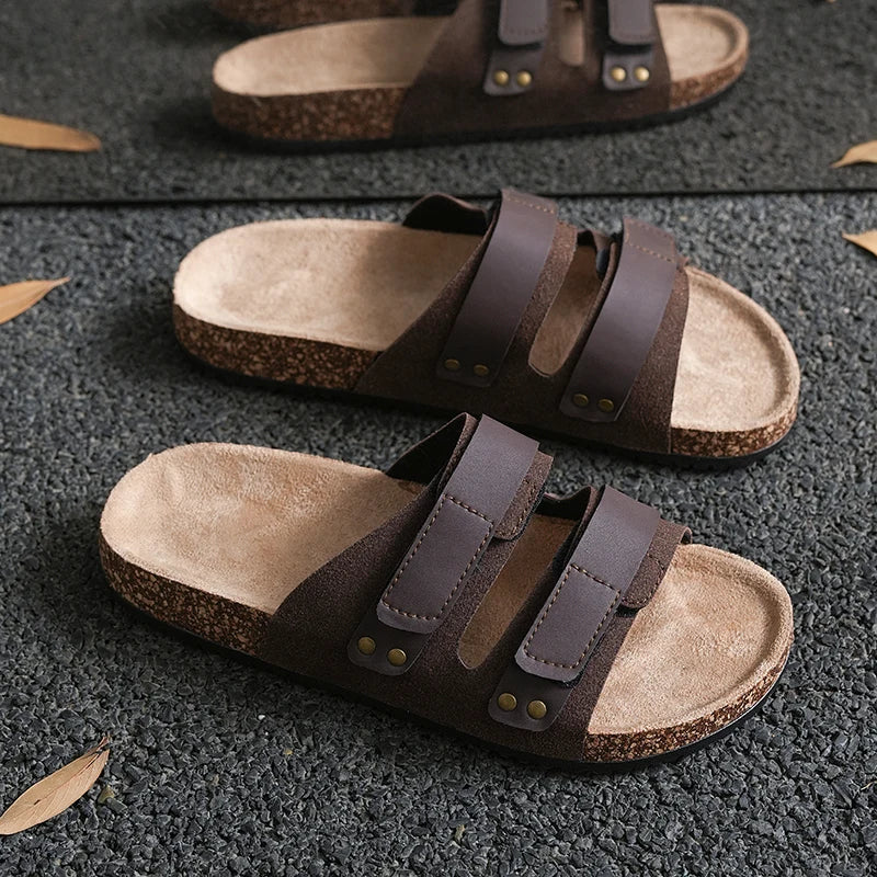 Men's Sandals, Fashionable and Versatile Casual Sandals for Couples, Suitable for Walking and Leisure, Suitable for Indoor and Outdoor Use, Beach-Friendly, Unisex, Suitable for All Seasons