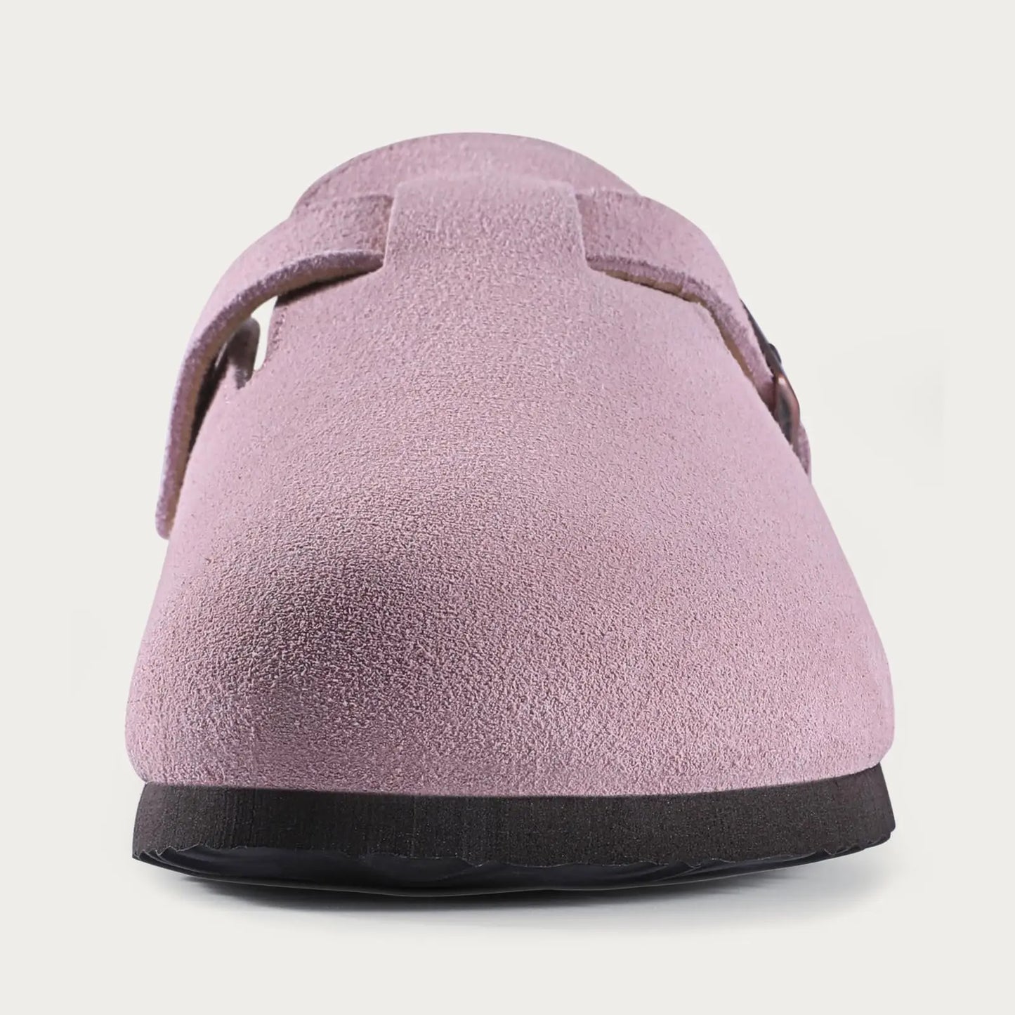 Comfortable Suede Clogs with Arch Support for All-Day Wear