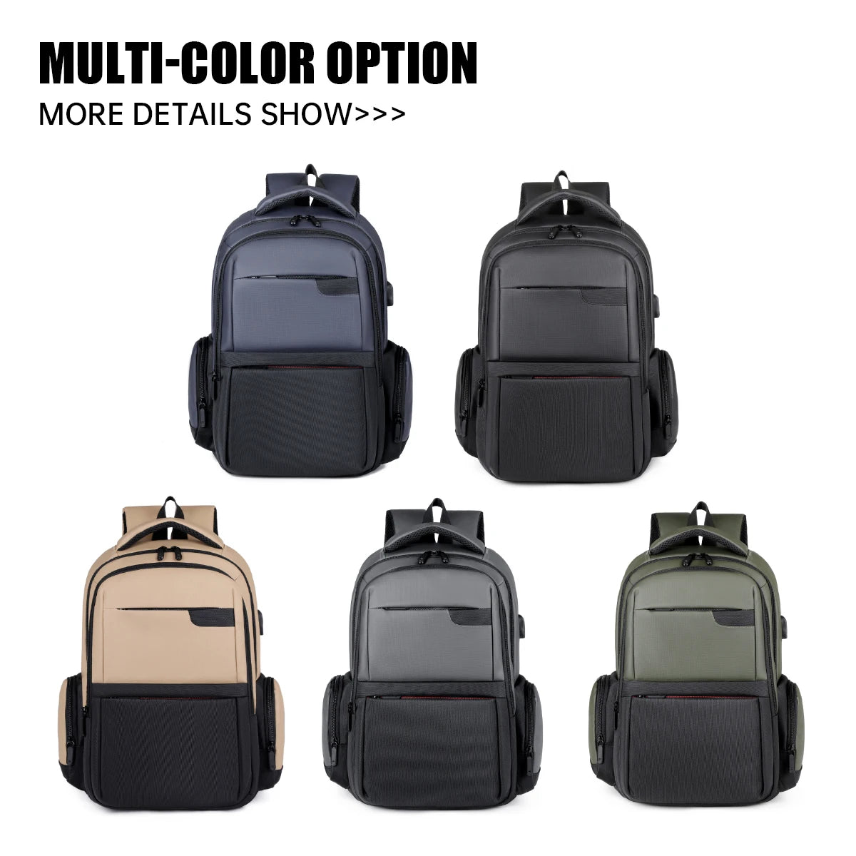 Large-Capacity Business Backpack for Students | Lightweight Travel Bag