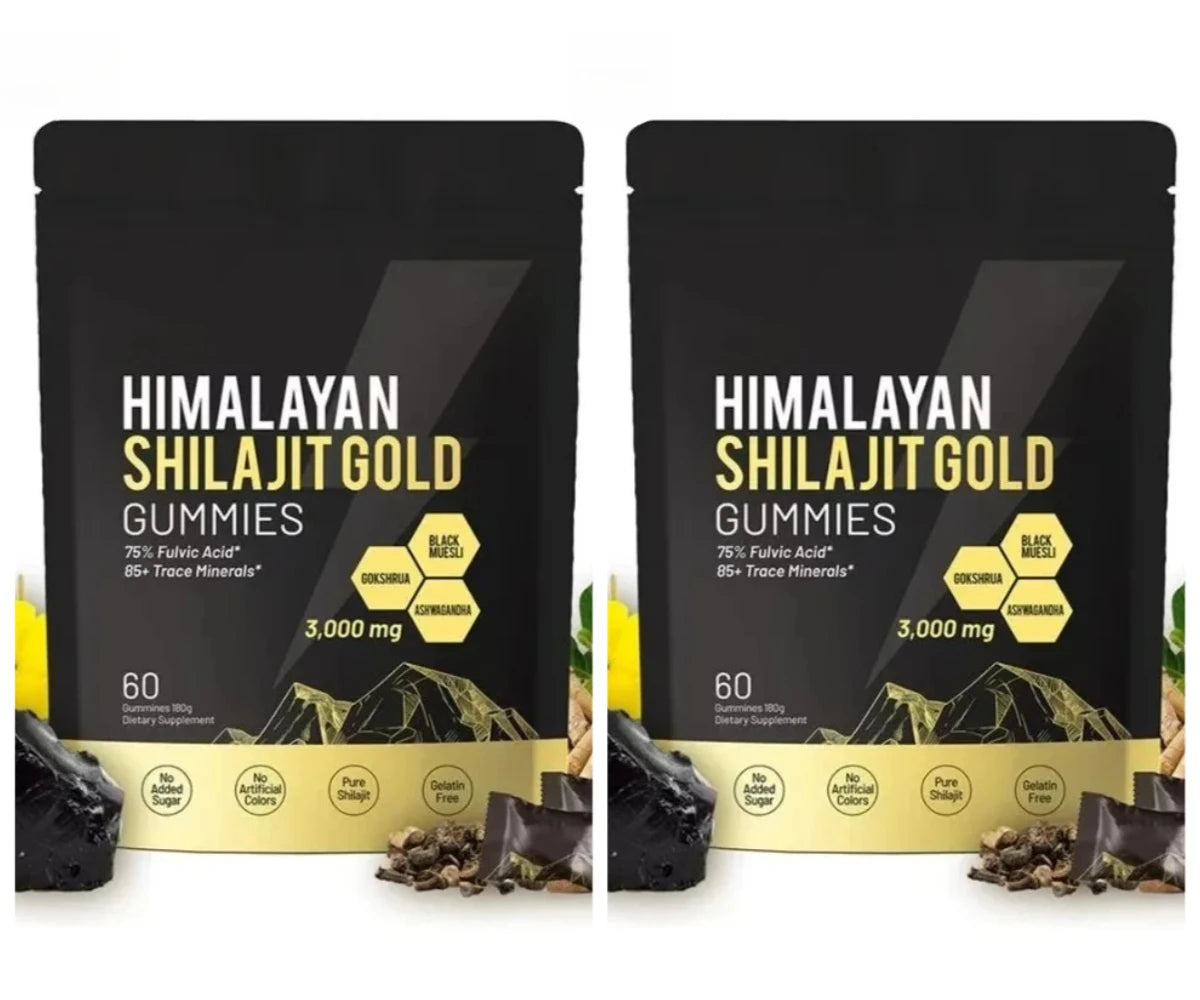 Pure Himalayan Shilajit Gummies | Daily Health Support Supplements