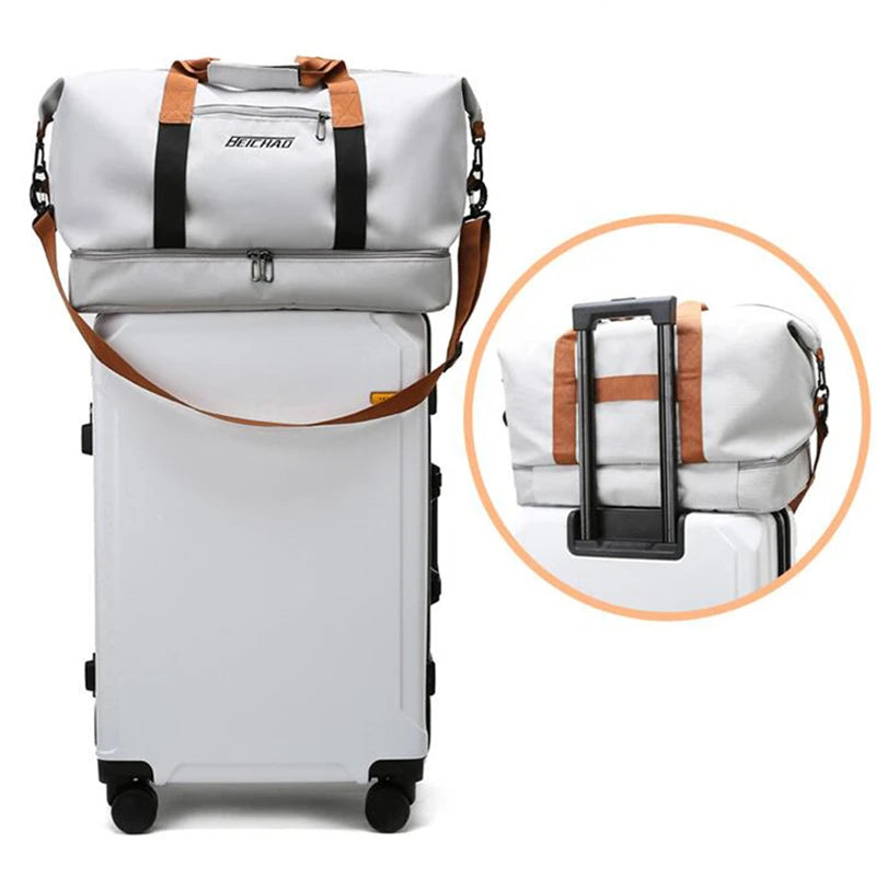 Large-Capacity Travel Bag | Waterproof Sports Fitness Luggage