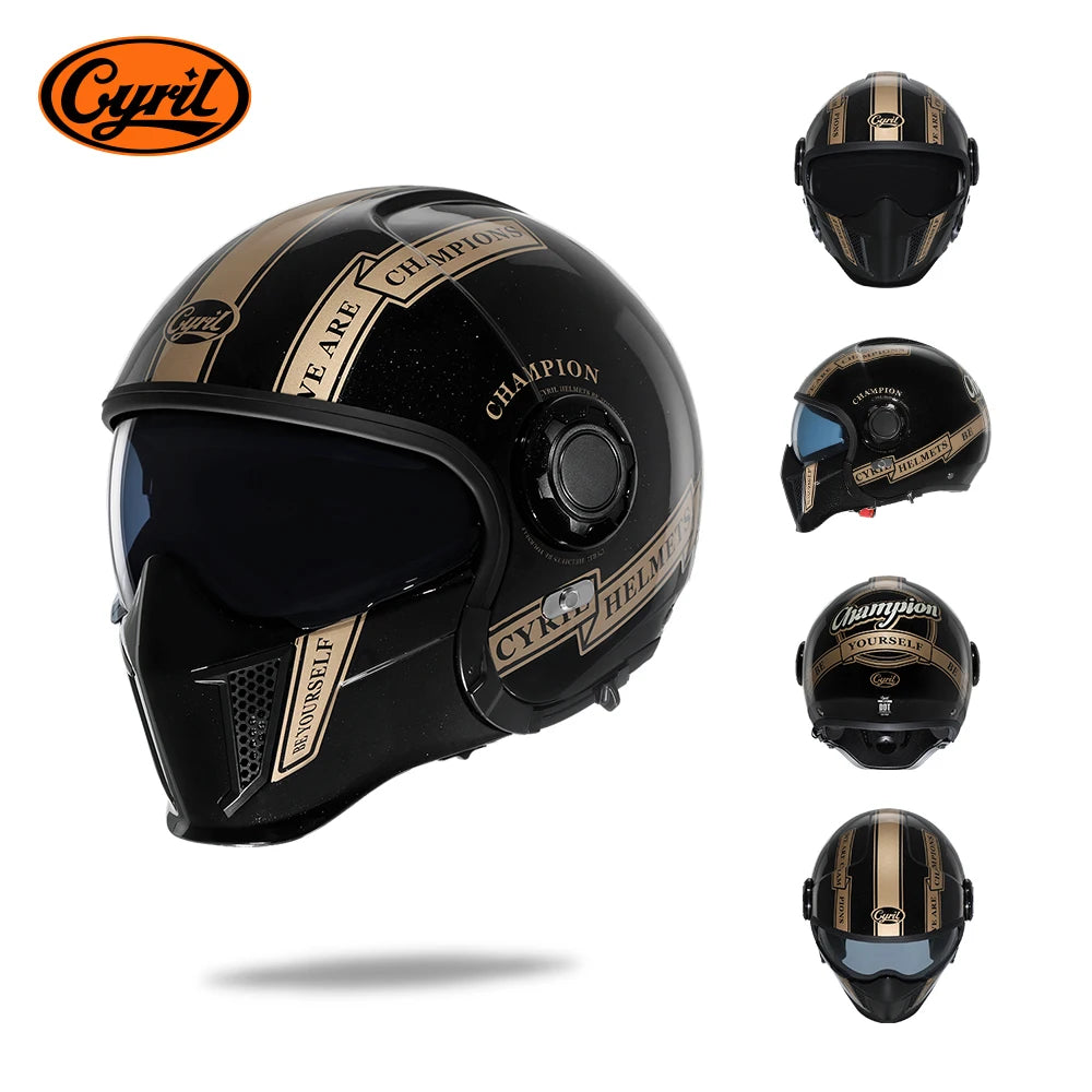 Lightweight Convertible Full Face Helmet for Electric Scooters