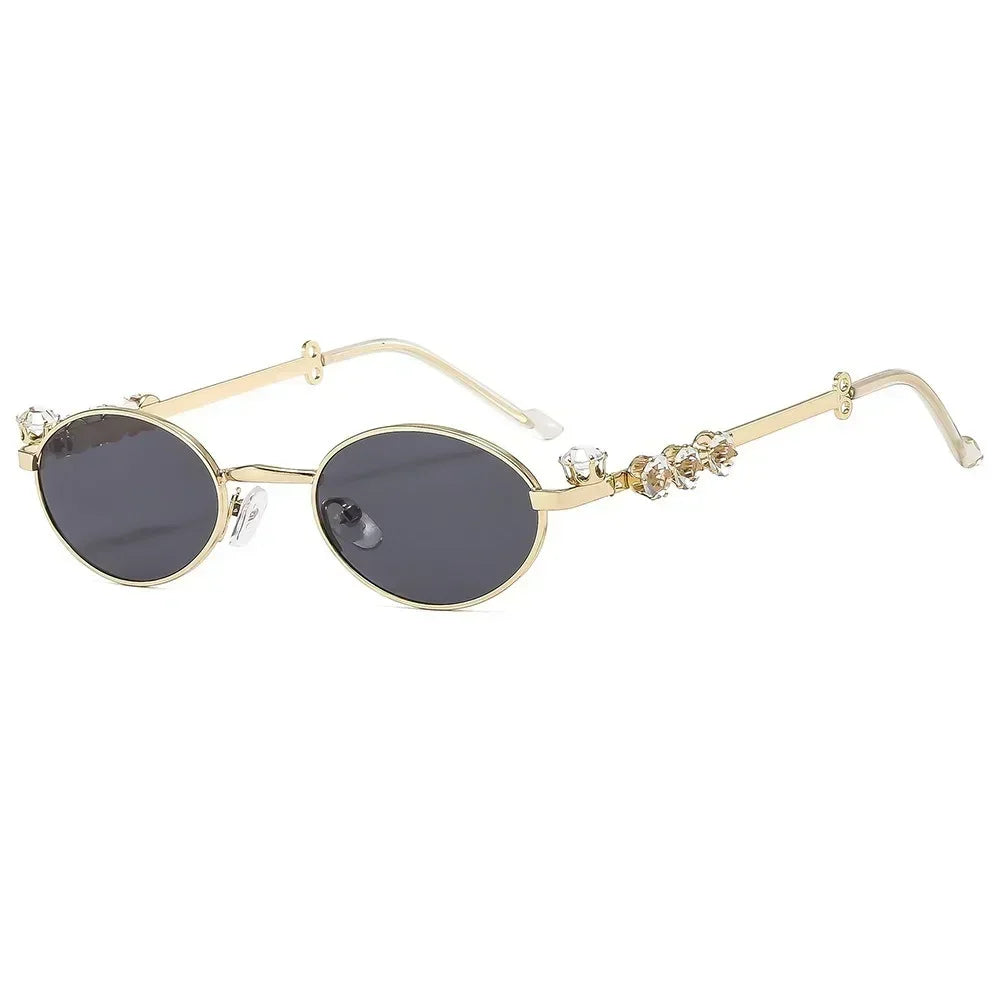 Women's Retro Silver Anti Blue Light Eyewear | Chic Oval Glasses