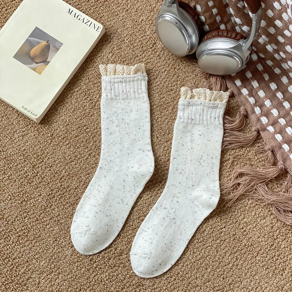 Frilly Kawaii Long Socks for Women | Ultimate Casual Style