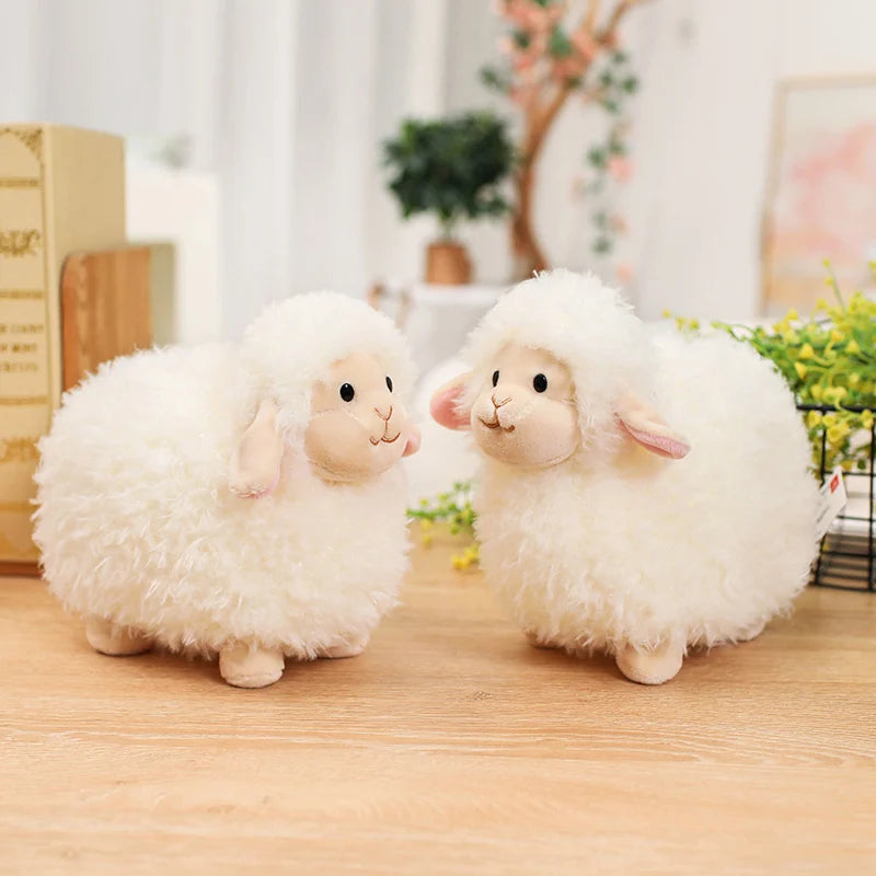 Soft Cotton Candy Plush Sheep Toys | Adorable Stuffed Alpaca Dolls