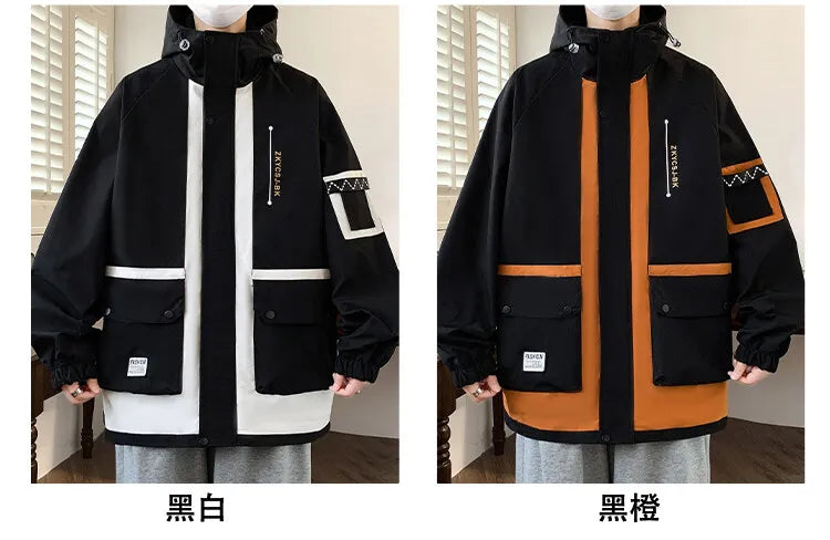 Classic Men's Hooded Casual Jackets | Stylish Windproof Coats