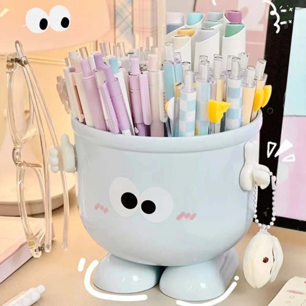 Cute Pencil Holder Rack | Creative Desk Organizer for Students
