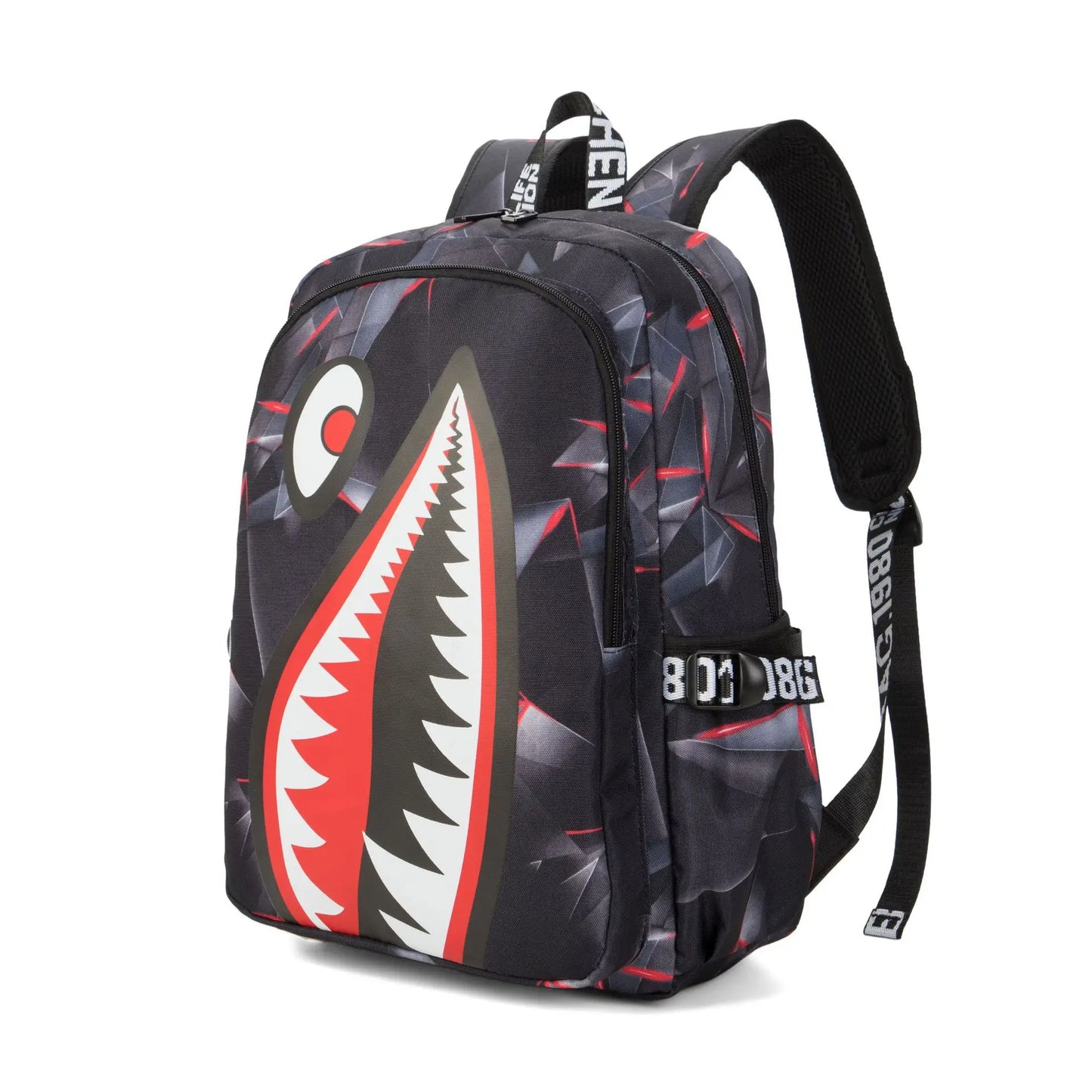 Stylish Shark Pack Backpack for Kids | Durable School Travel Bag