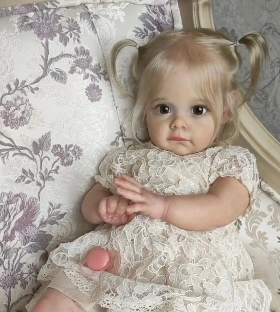 60CM Handmade Soft Vinyl Silicone Reborn Toddler Doll | Lifelike
