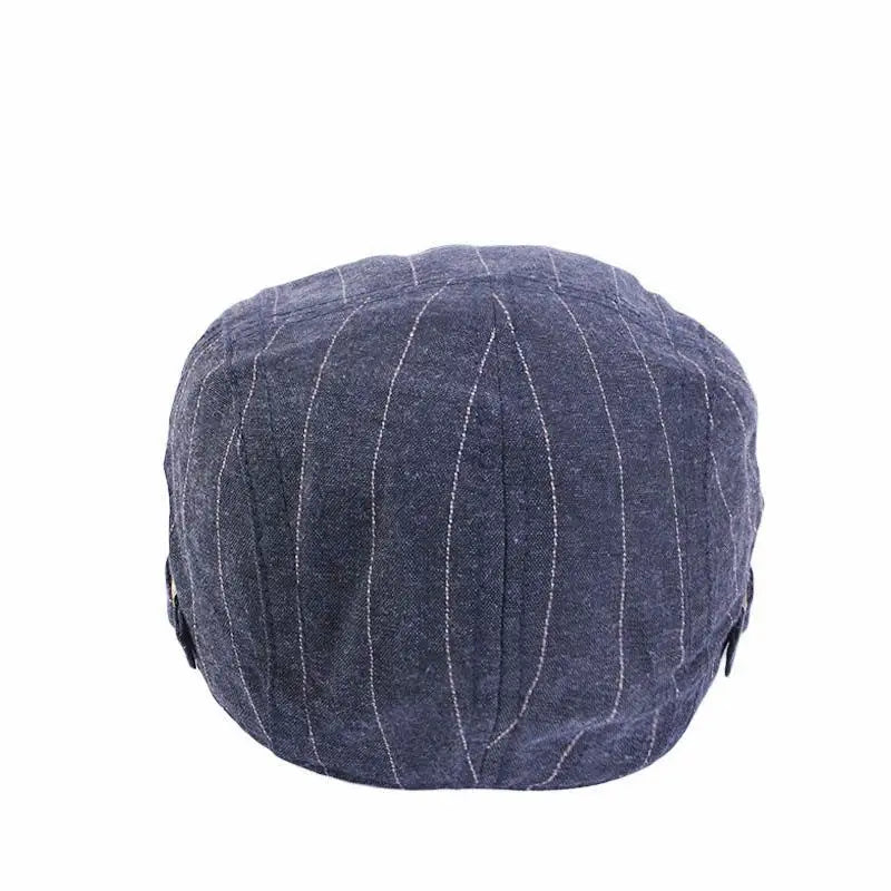 Spring/Summer Breathable Lightweight Double Button Adjustable Beret Peaked Cap Painter Hat