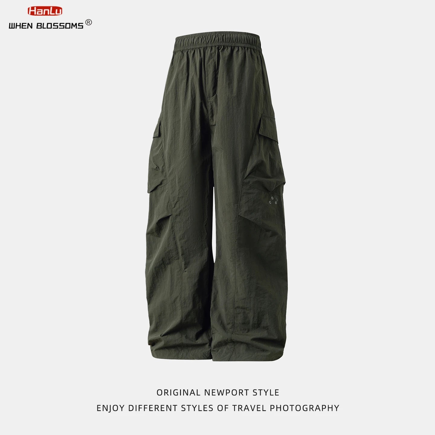 Men's Water-Resistant Cargo Pants | Oversized Utility Trousers
