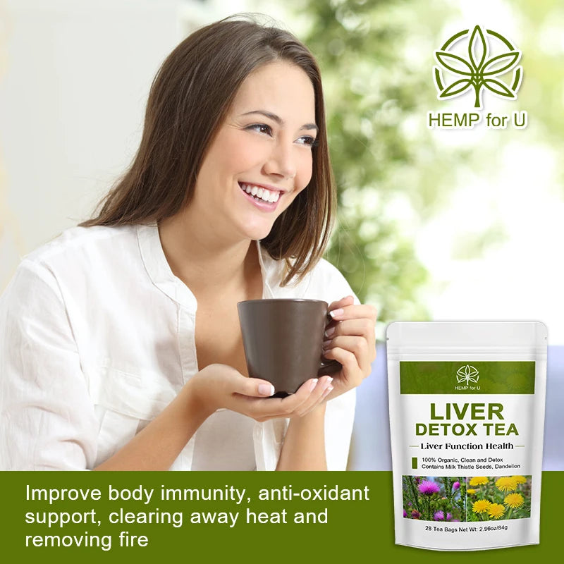 Detox Liver Cleanse Herbal Tea | 42 Days Restore & Renew