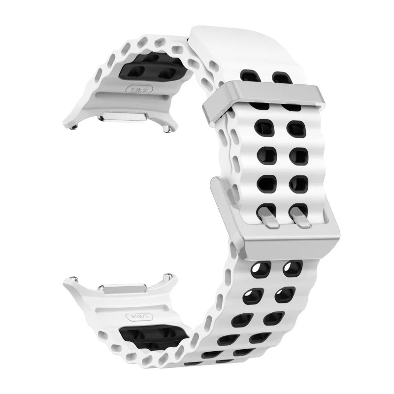 Silicone Sports Strap for Galaxy Watch | Breathable Marine Band