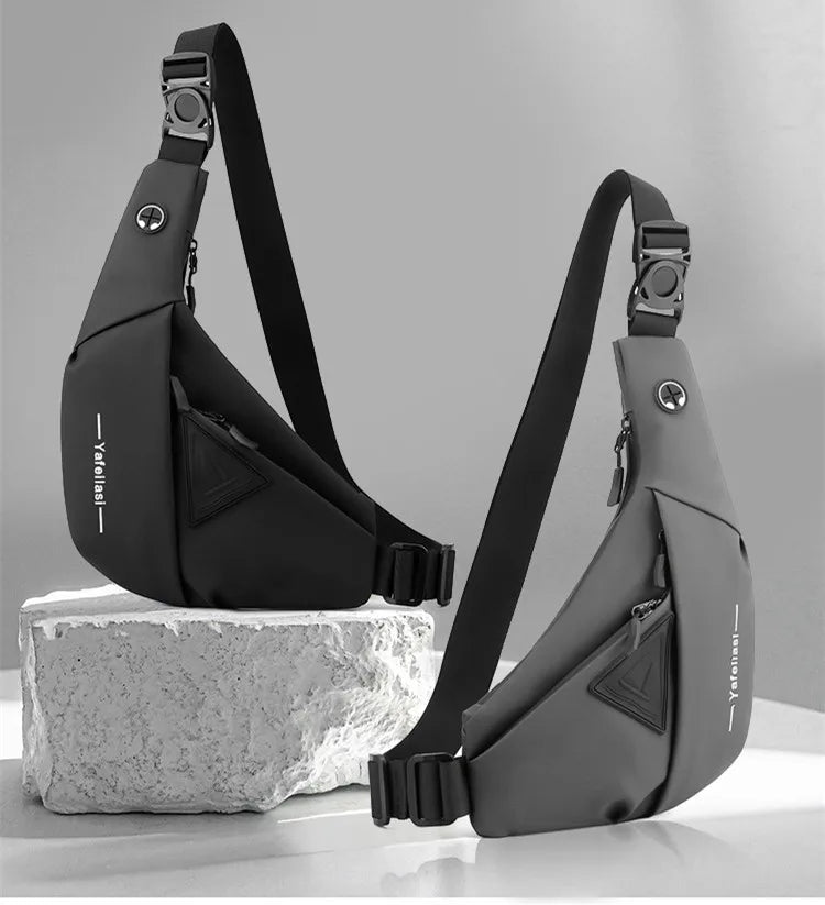Small Sling Chest Bag for Men | Anti-Theft Mini Travel Shoulder Bag