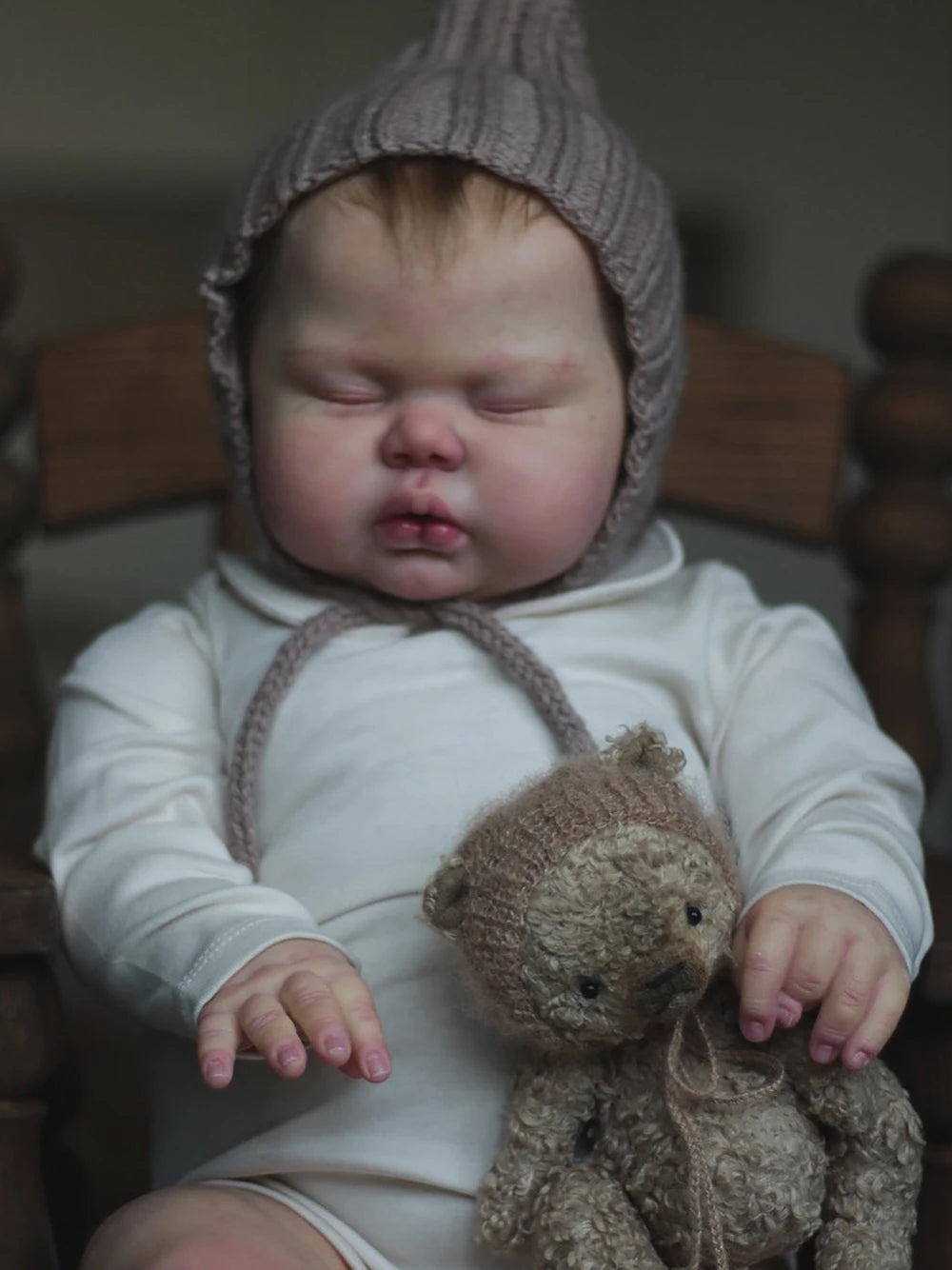 60CM Reborn Toddler Doll | Realistic Hand-Rooted Cuddle Baby